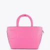 Lola Casademunt Bolsos<Bolso tipo shopper acolchado CAMEL