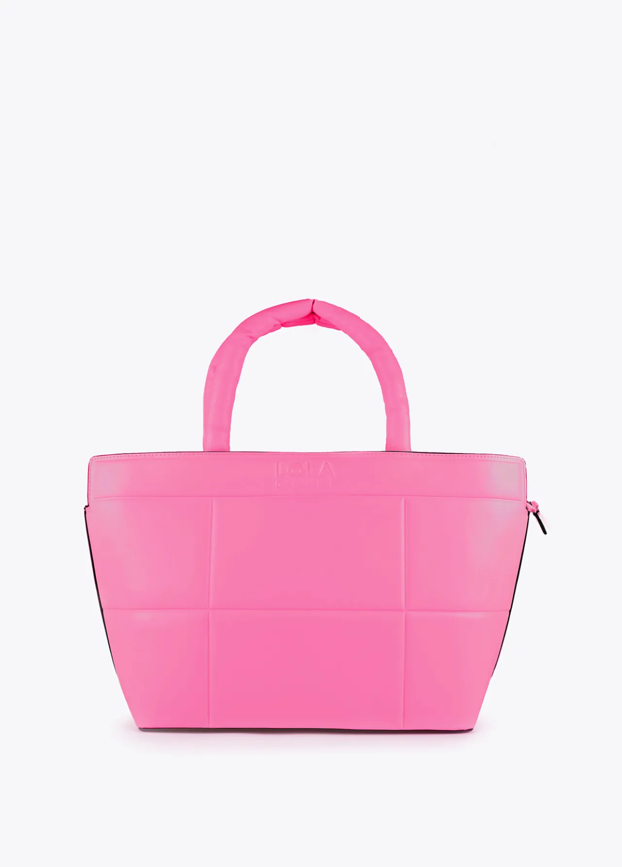 bolso_tipo_shopper_acolchado_0-2.webp Lola Casademunt Bolsos<Bolso tipo shopper acolchado CAMEL