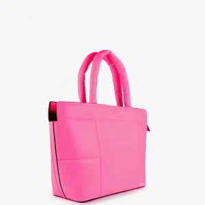 Lola Casademunt Bolsos<Bolso tipo shopper acolchado CAMEL