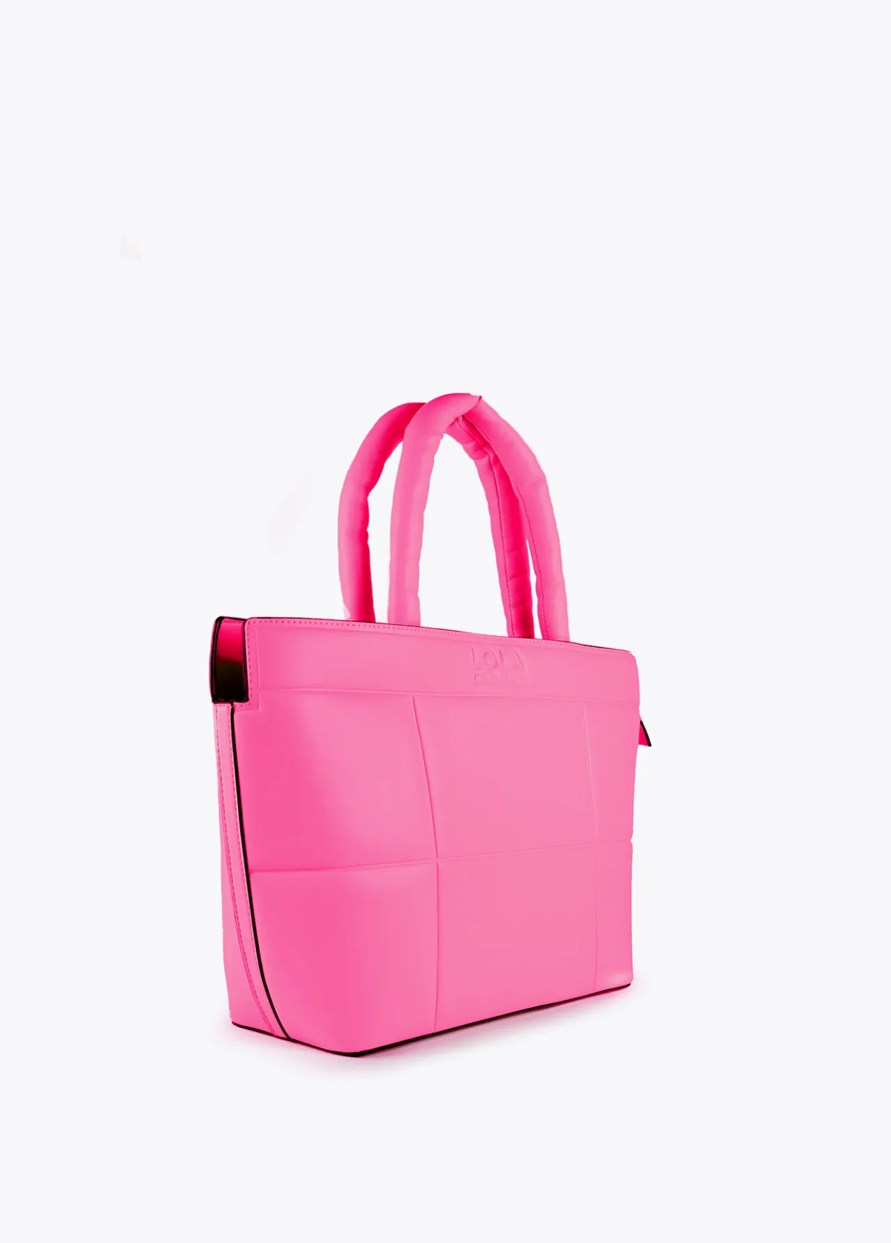 bolso_tipo_shopper_acolchado_2-2.webp Lola Casademunt Bolsos<Bolso tipo shopper acolchado CAMEL