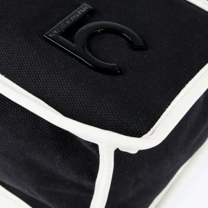 Lola Casademunt Bolsos<Bolso tipo shopper blanco y negro CRUDO-NEGRO