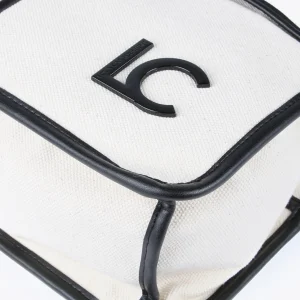 Lola Casademunt Bolsos<Bolso tipo shopper blanco y negro CRUDO-NEGRO