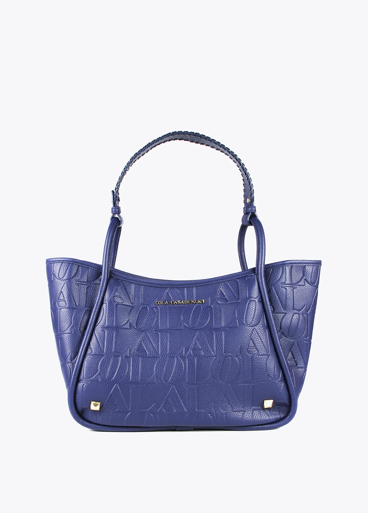 bolso_tipo_shopper_grabado_0-1.webp Lola Casademunt Bolsos<Bolso tipo shopper grabado NEGRO