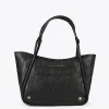 Lola Casademunt Bolsos<Bolso tipo shopper grabado NEGRO