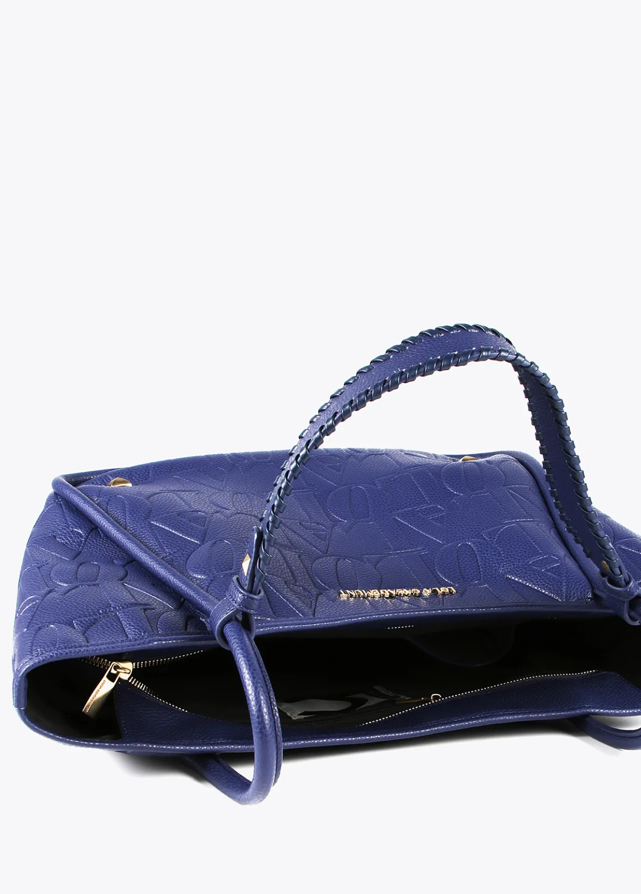 bolso_tipo_shopper_grabado_1-1.webp Lola Casademunt Bolsos<Bolso tipo shopper grabado NEGRO