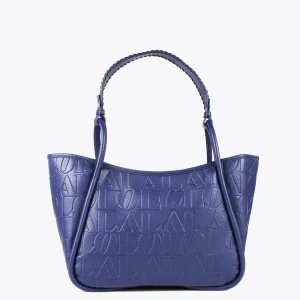 Lola Casademunt Bolsos<Bolso tipo shopper grabado NEGRO