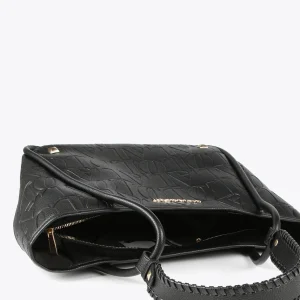 Lola Casademunt Bolsos<Bolso tipo shopper grabado NEGRO