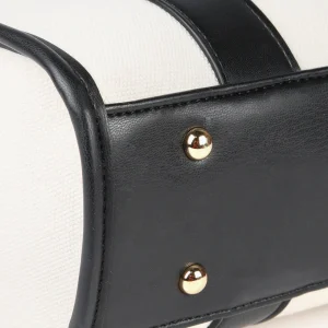 Lola Casademunt Bolsos<Bolso tipo shopper pequeño CRUDO-NEGRO