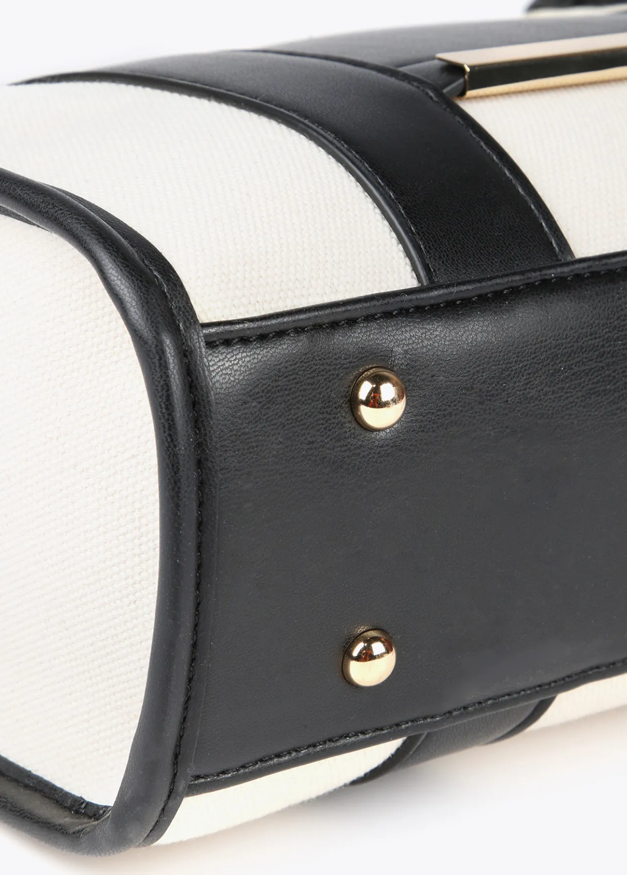 Lola Casademunt Bolsos<Bolso tipo shopper pequeño CRUDO-NEGRO