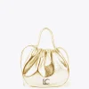 Lola Casademunt Bolsos<Bolso tipo shopper semicircular DORADO