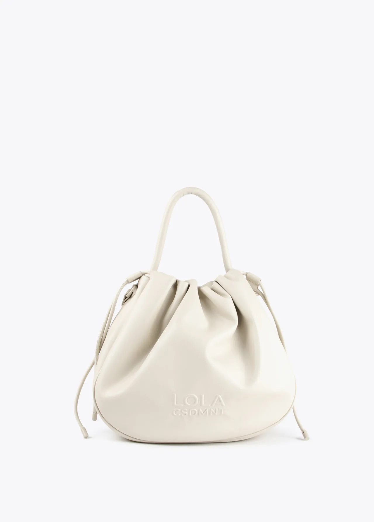 Lola Casademunt Bolsos<Bolso tipo shopper semicirular DORADO