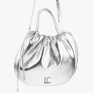 Lola Casademunt Bolsos<Bolso tipo shopper semicirular DORADO