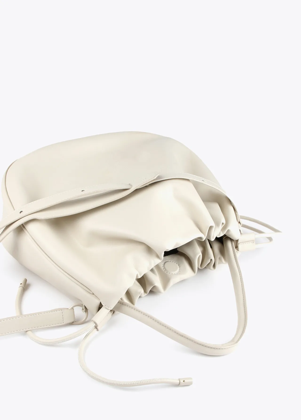 Lola Casademunt Bolsos<Bolso tipo shopper semicirular DORADO
