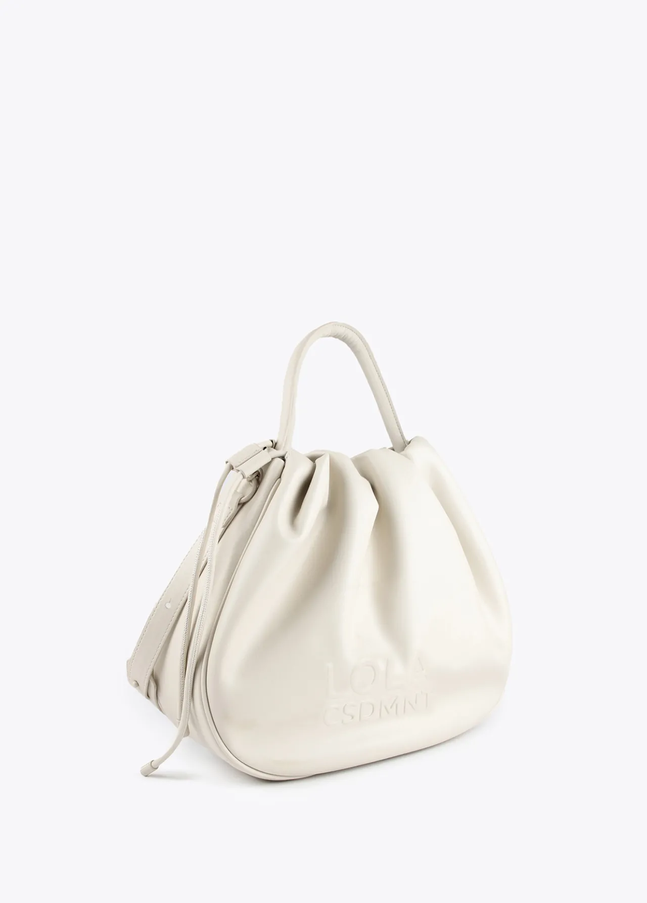 Lola Casademunt Bolsos<Bolso tipo shopper semicirular DORADO