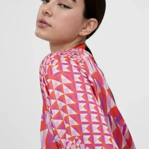 Lola Casademunt Chaquetas Y Gabardinas<Bomber estampada multicolor ROJO-LILA