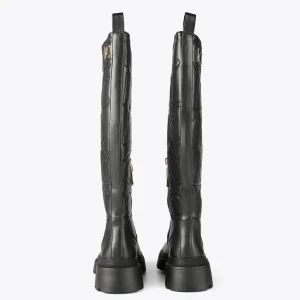 Lola Casademunt Botas Y Botines<Bota alta logotipada | COLECCIÓN LOLA | Lola Casademunt NEGRO