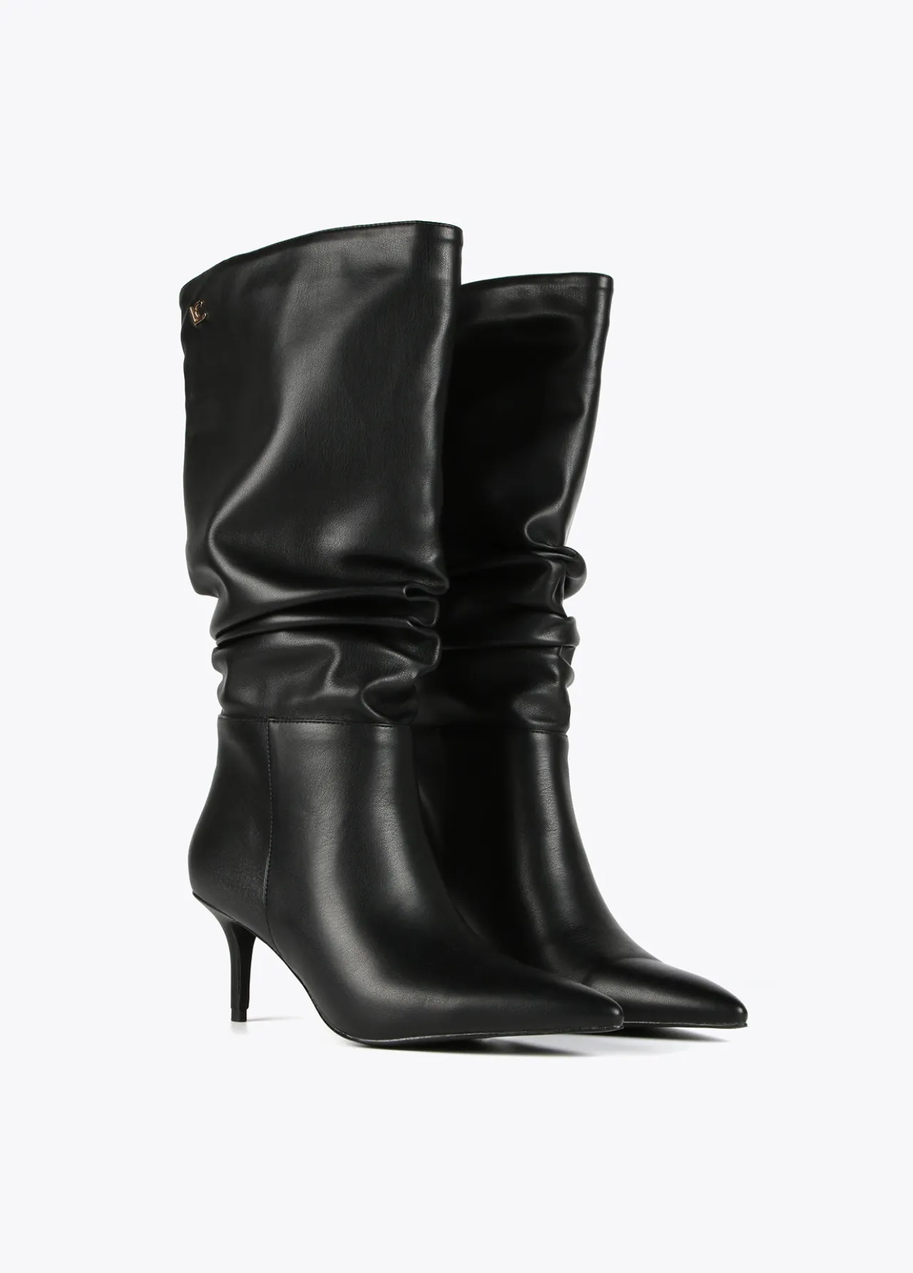 bota_caa_fruncida_2-1.webp Lola Casademunt Botas Y Botines<Bota caña fruncida DORADO