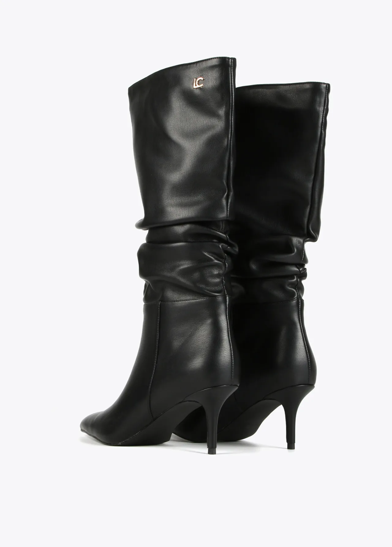 bota_caa_fruncida_3-1.webp Lola Casademunt Botas Y Botines<Bota caña fruncida DORADO