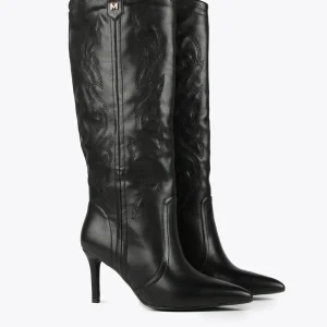 Lola Casademunt Botas Y Botines<Bota cowboy de caña alta NEGRO