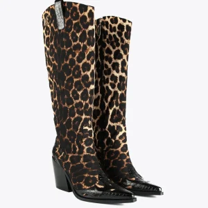 Lola Casademunt Botas Y Botines<Bota cowboy leopardo |  COLECCIÓN LOLA | Lola Casademunt ESTAMPADO