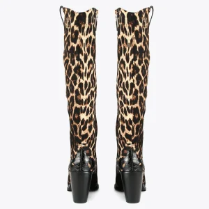 Lola Casademunt Botas Y Botines<Bota cowboy leopardo | COLECCIÓN LOLA | Lola Casademunt ESTAMPADO