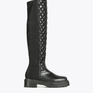 Lola Casademunt Botas Y Botines<Bota de caña alta acolchada NEGRO