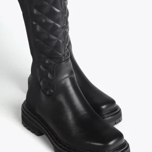 Lola Casademunt Botas Y Botines<Bota de caña alta acolchada NEGRO