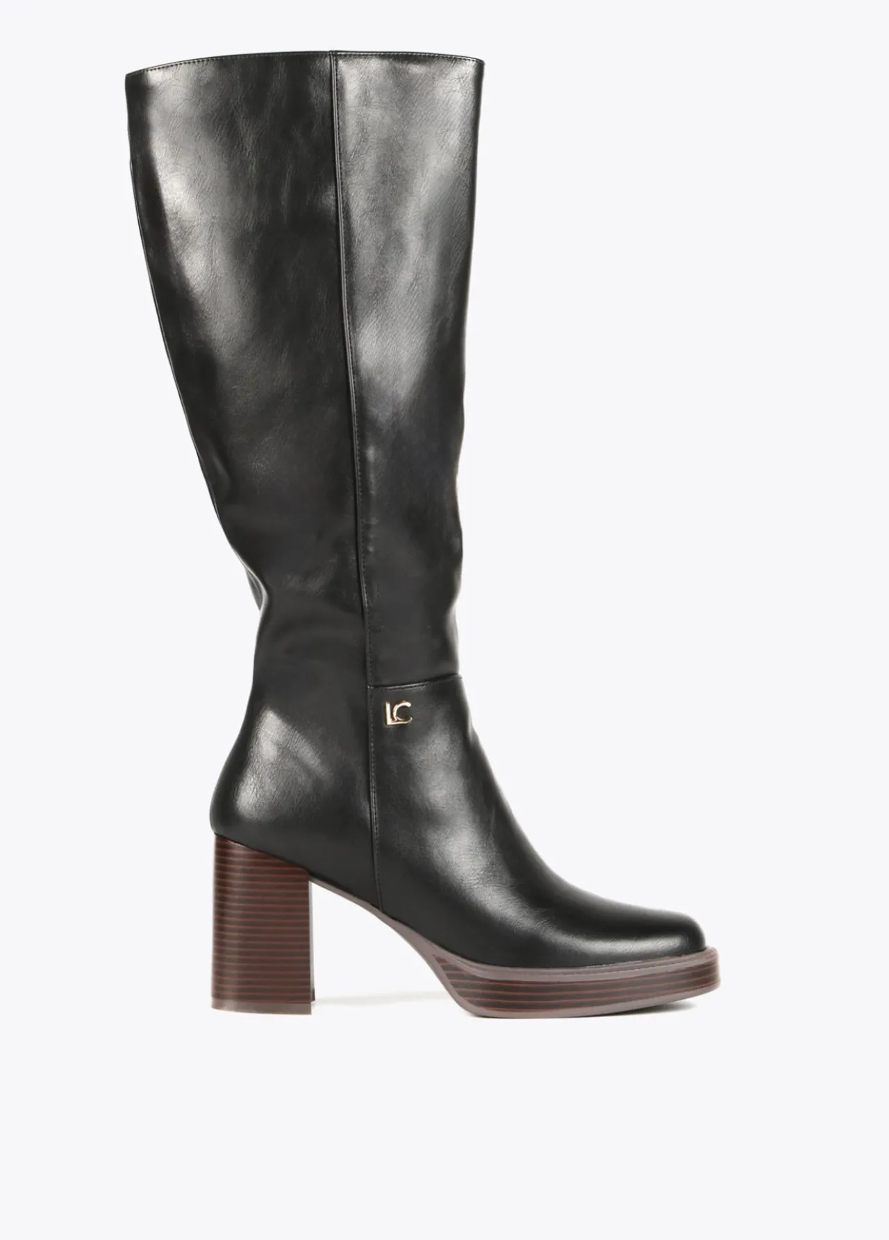 bota_de_cana_alta_0.webp Lola Casademunt Botas Y Botines<Bota de cana alta NEGRO-MARRON