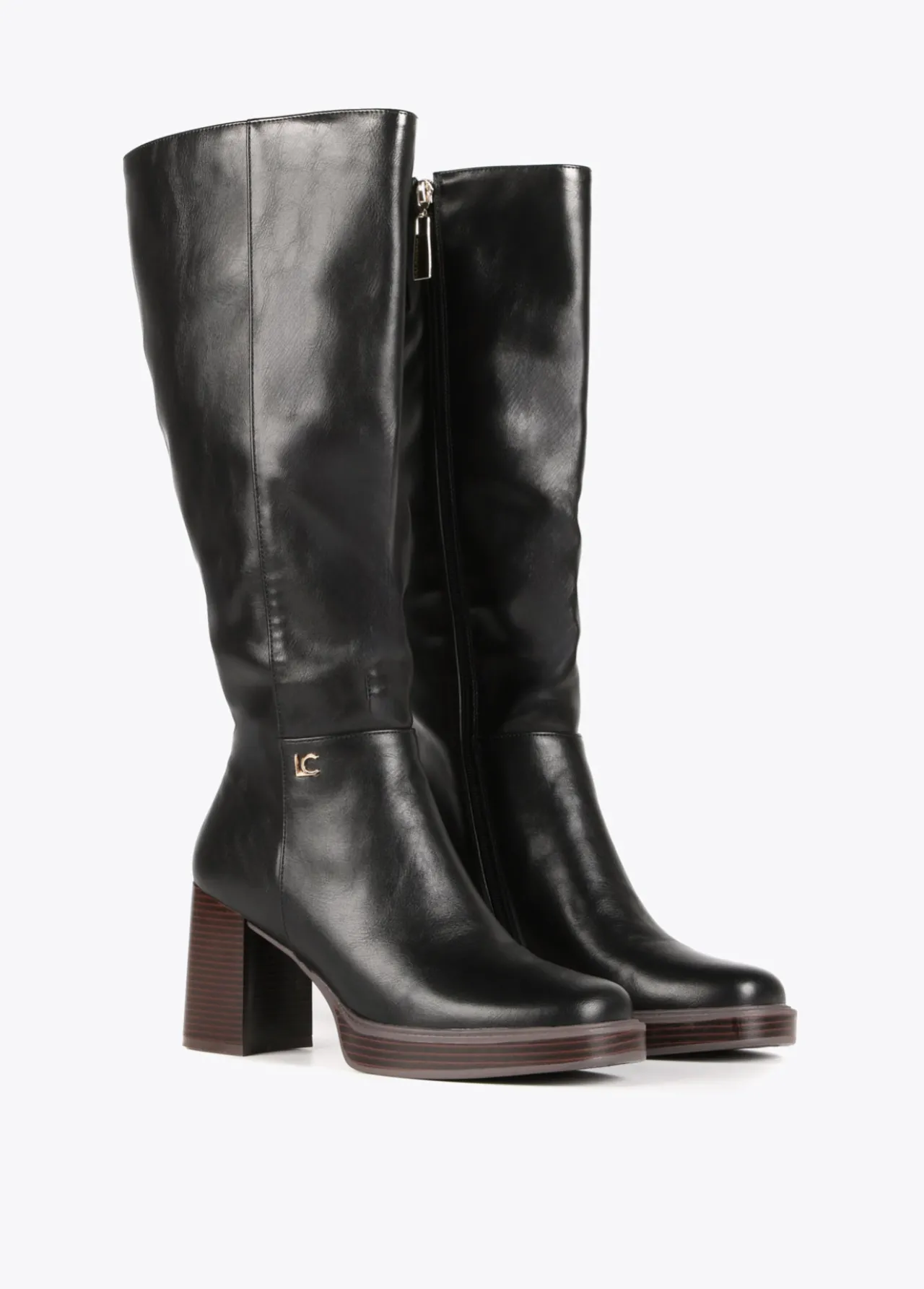 bota_de_cana_alta_3.webp Lola Casademunt Botas Y Botines<Bota de cana alta NEGRO-MARRON
