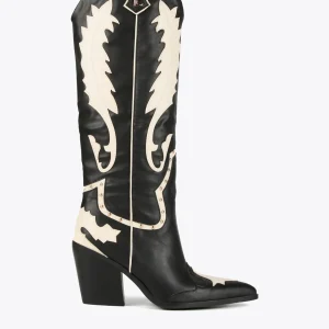 Lola Casademunt Botas Y Botines<Bota estilo cowboy NEGRO-BLANCO