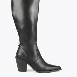 Lola Casademunt Botas Y Botines<Bota estilo cowboy caña alta NEGRO