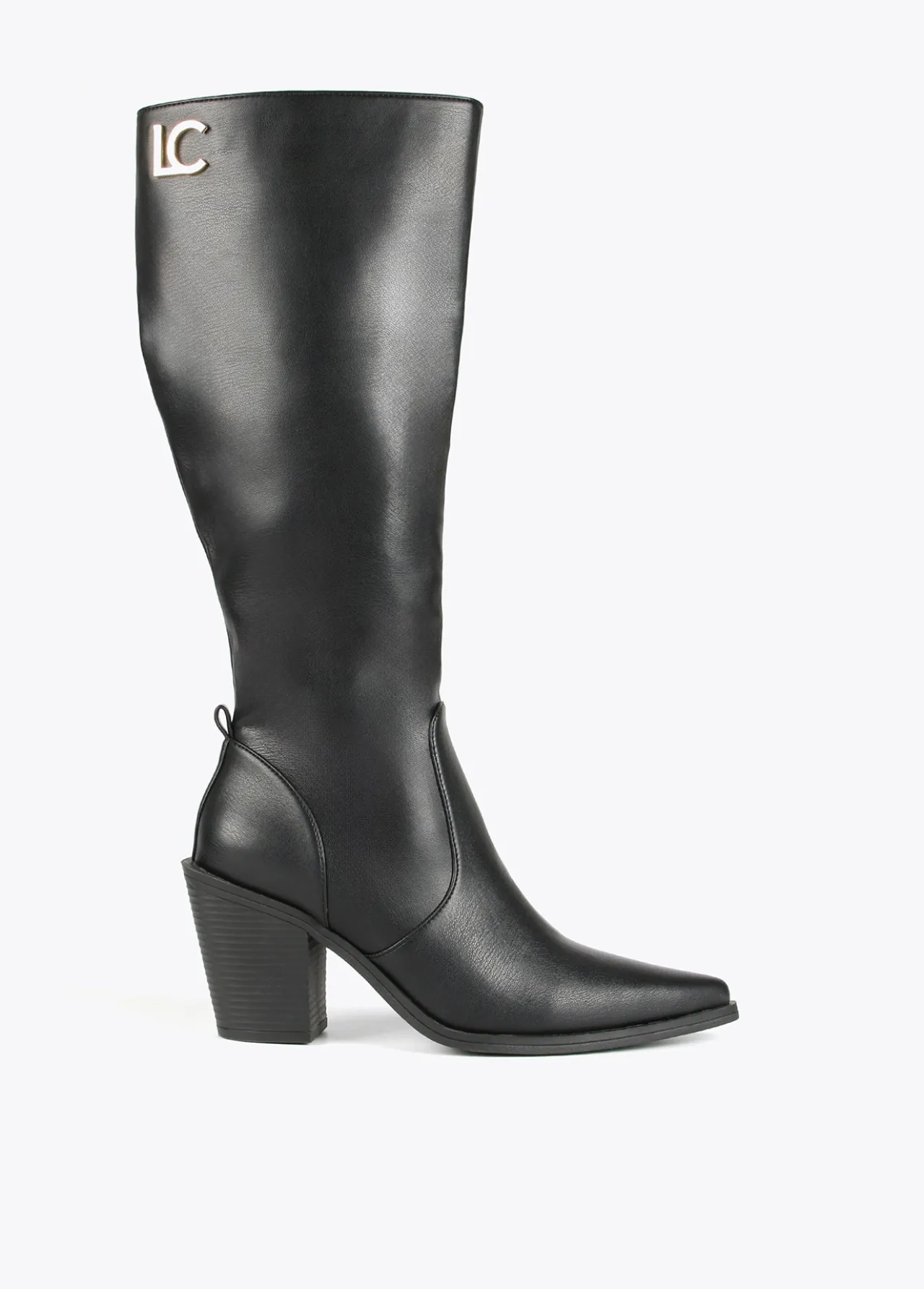 bota_estilo_cowboy_caa_alta_0.webp Lola Casademunt Botas Y Botines<Bota estilo cowboy caña alta NEGRO