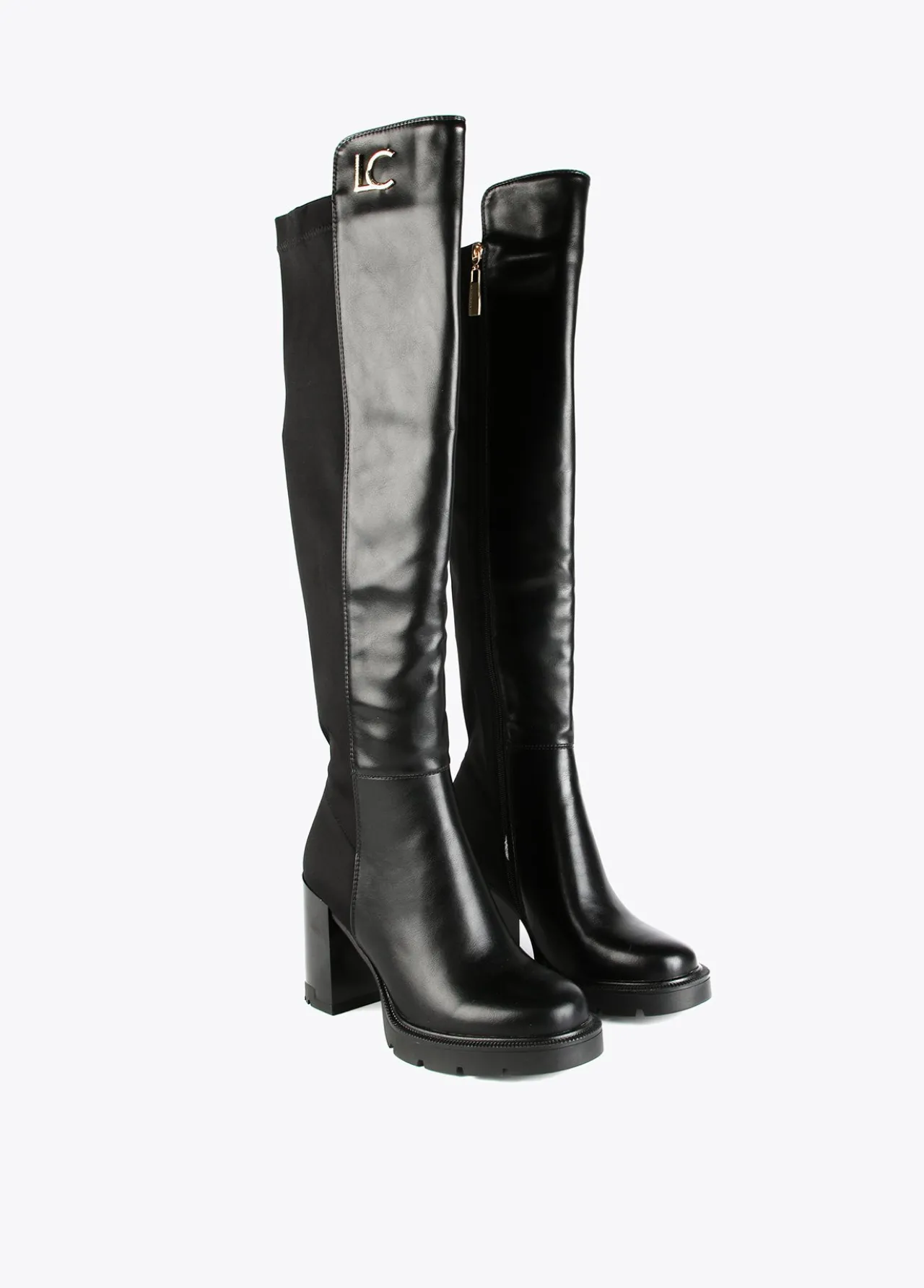 bota_mosquetera_alta_tacon__calzado__lola_casademunt_1.webp Lola Casademunt Botas Y Botines<Bota mosquetera alta tacon | Calzado | Lola Casademunt MARRON