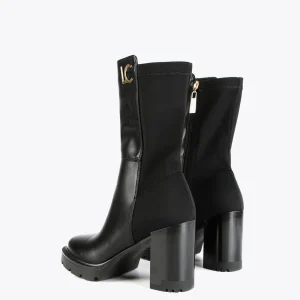 Lola Casademunt Botas Y Botines<Botin media caña dos tejidos | Calzado | Lola Casademunt MARRON