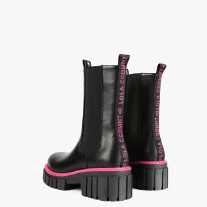 Lola Casademunt Botas Y Botines<Botin suela color | Calzado | Lola Casademunt NEGRO