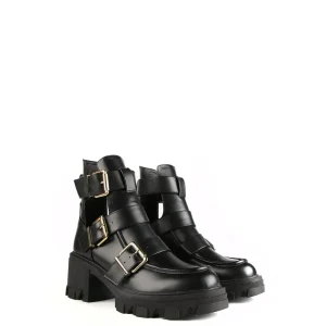 Lola Casademunt Botas Y Botines<Botín con hebillas |  Ver todo | Lola Casademunt NEGRO
