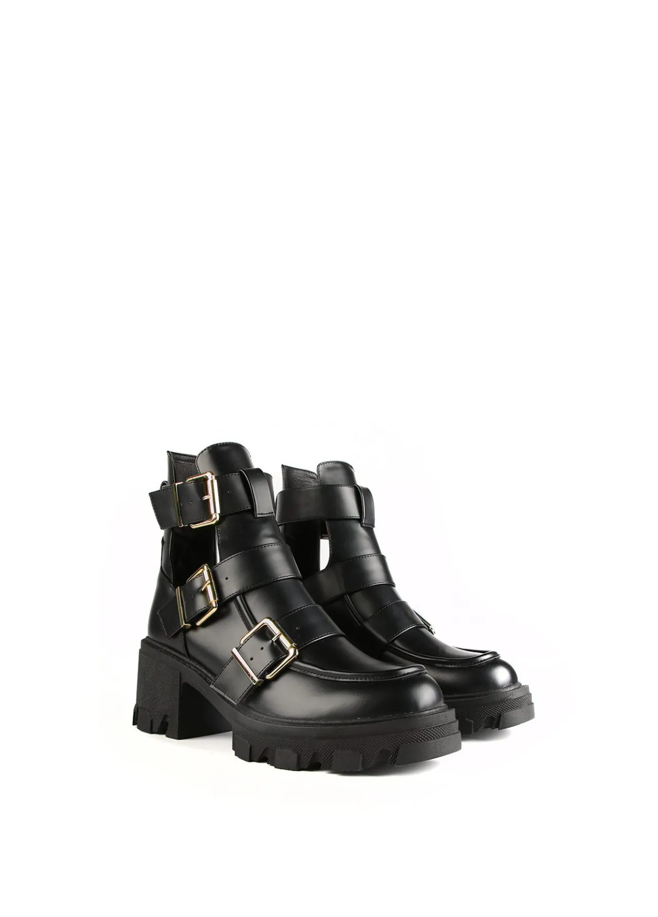 botn_con_hebillas__ver_todo__lola_casademunt_1.webp Lola Casademunt Botas Y Botines<Botín con hebillas | Ver todo | Lola Casademunt NEGRO