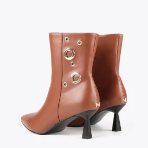 Lola Casademunt Botas Y Botines<Botín con ojales MARRON