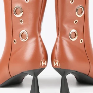 Lola Casademunt Botas Y Botines<Botín con ojales MARRON