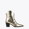 Lola Casademunt Botas Y Botines<Botín estilo cowboy PLATEADO