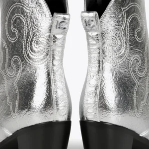 Lola Casademunt Botas Y Botines<Botín estilo cowboy PLATEADO