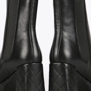 Lola Casademunt Botas Y Botines<Botín plataforma NEGRO