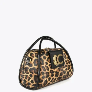 Lola Casademunt Animal Print | Bolsas De Viaje<Bowling efecto piel animal print MARRON-NEGRO