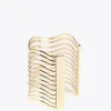 Lola Casademunt Bisuteria<Brazalete ancho DORADO