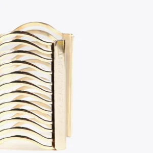 Lola Casademunt Bisuteria<Brazalete ancho DORADO