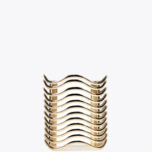 Lola Casademunt Bisuteria<Brazalete ancho DORADO