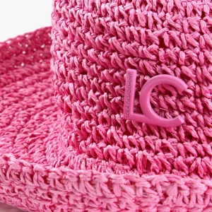 Lola Casademunt Accesorios | Baño<Bucket efecto ráfia y crochet NEGRO