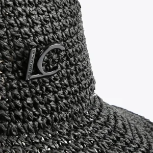Lola Casademunt Accesorios | Baño<Bucket efecto ráfia y crochet NEGRO