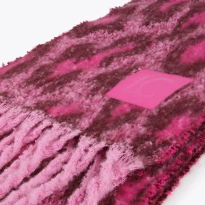 Lola Casademunt Animal Print | Otros Complementos<Bufanda animal print y flecos ROJO-ROSA