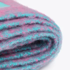 Lola Casademunt Bufandas Y Pañuelos<Bufanda bicolor con flecos LILA-VERDE